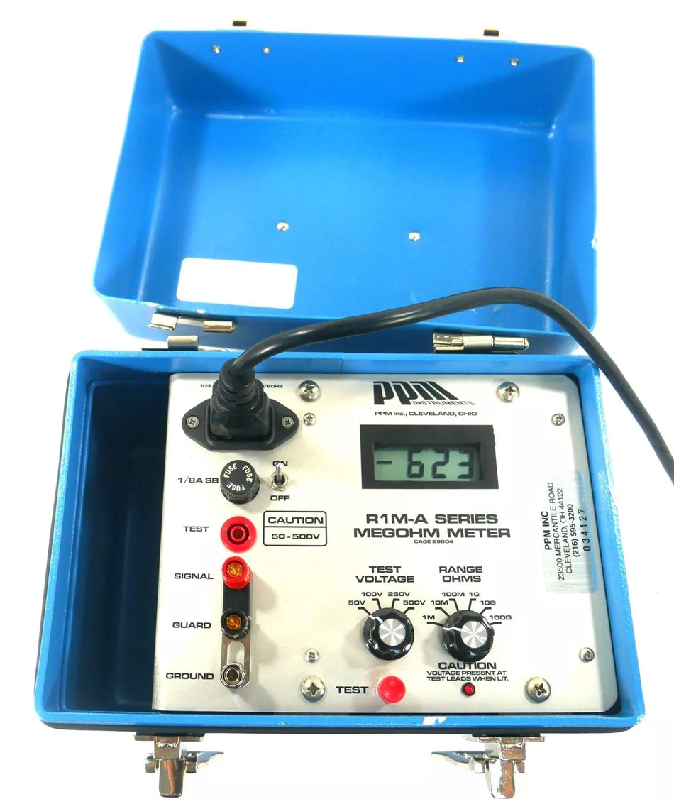 PPM R1M-A Megohm Meter for Accurate Resistance Measurement