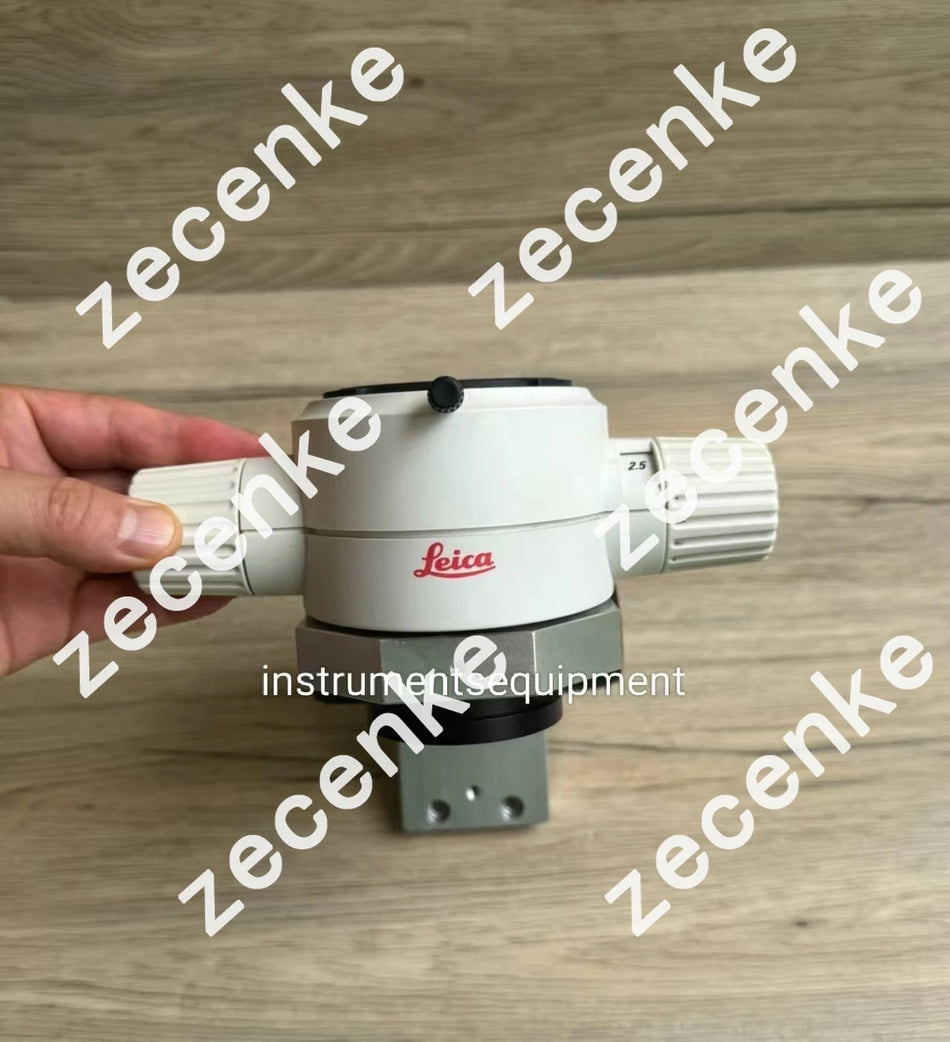 Leica MS5 Stereo Microscope Gear Zoom Body with 0.32X 10422564 Auxiliary Mirror