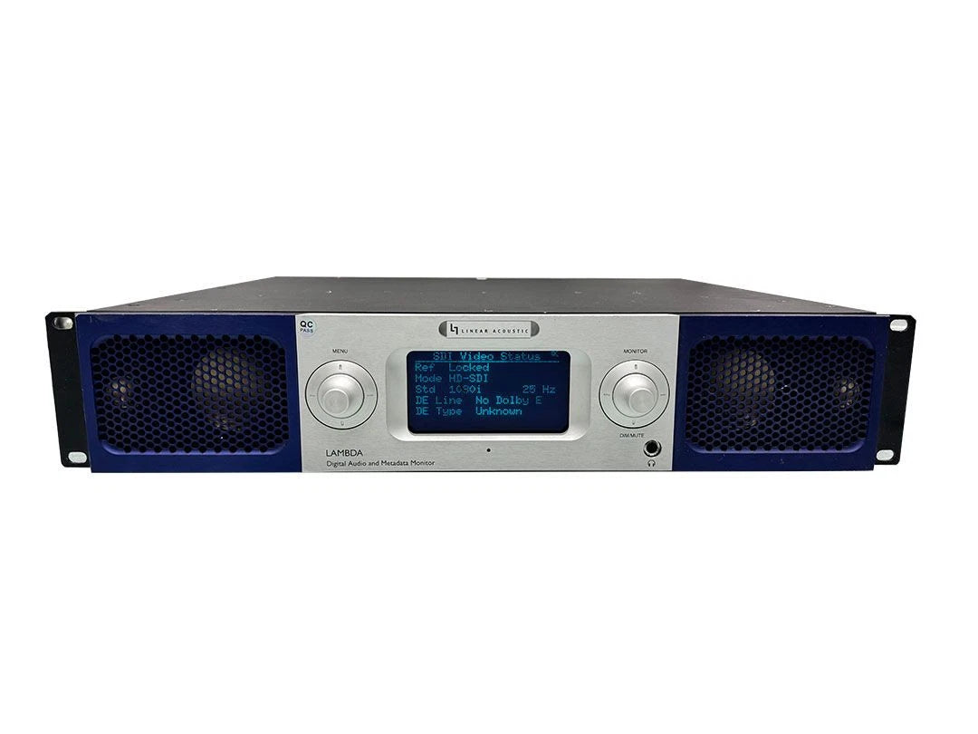 Linear Acoustic Lambda Digital Audio and Metadata Monitor