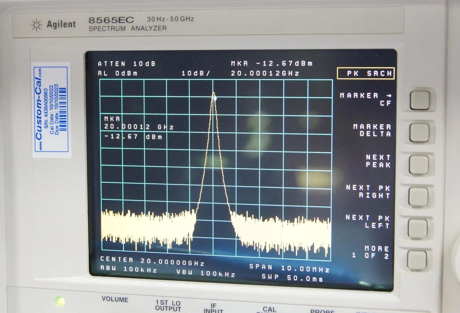 Agilent E8257D PSG 250kHz-20GHz Analog Signal Generator 007 1ED 520 U01