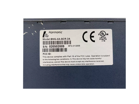 Harmonic Broadcast Network Gateway BNG-4A-SCR-2A