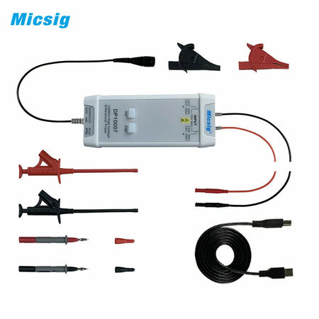 Micsig DP10007 Oscilloscope High Voltage Differential Probe Kit 700V 100MHz