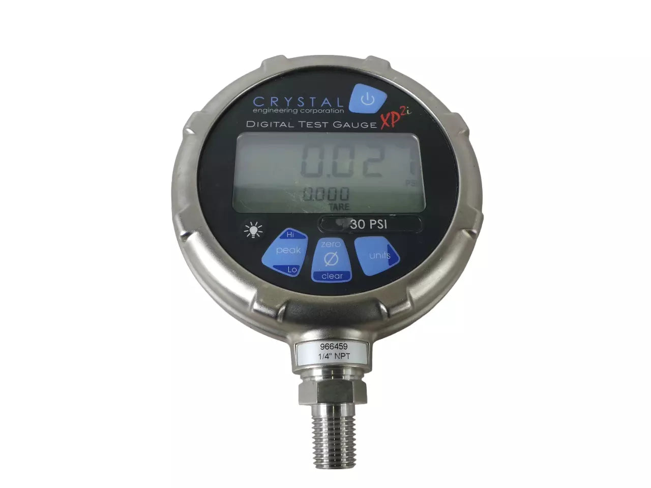 Crystal XP2i Digital Test Gauge 30 PSI