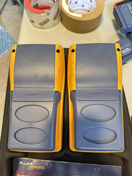 Fluke Networks DTX-1800 Cat6 Cat6a Test Set with DTX-PLA002 & DTX-CHA002