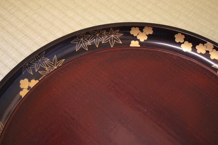 Old Lacquer Plate by Japanese