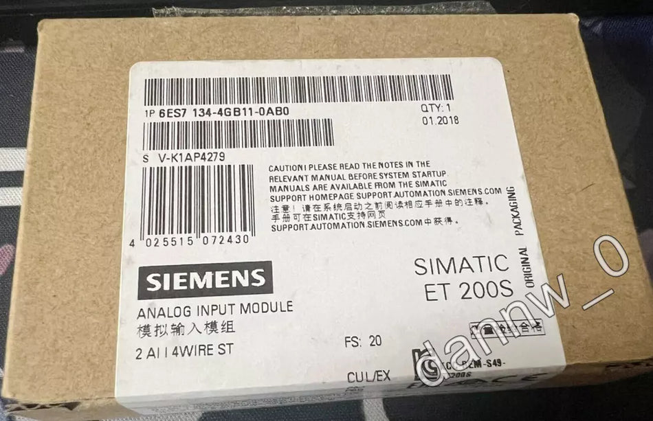 New Siemens 6ES7134-4GB11-0AB0 6ES7 134-4GB11-0AB0/