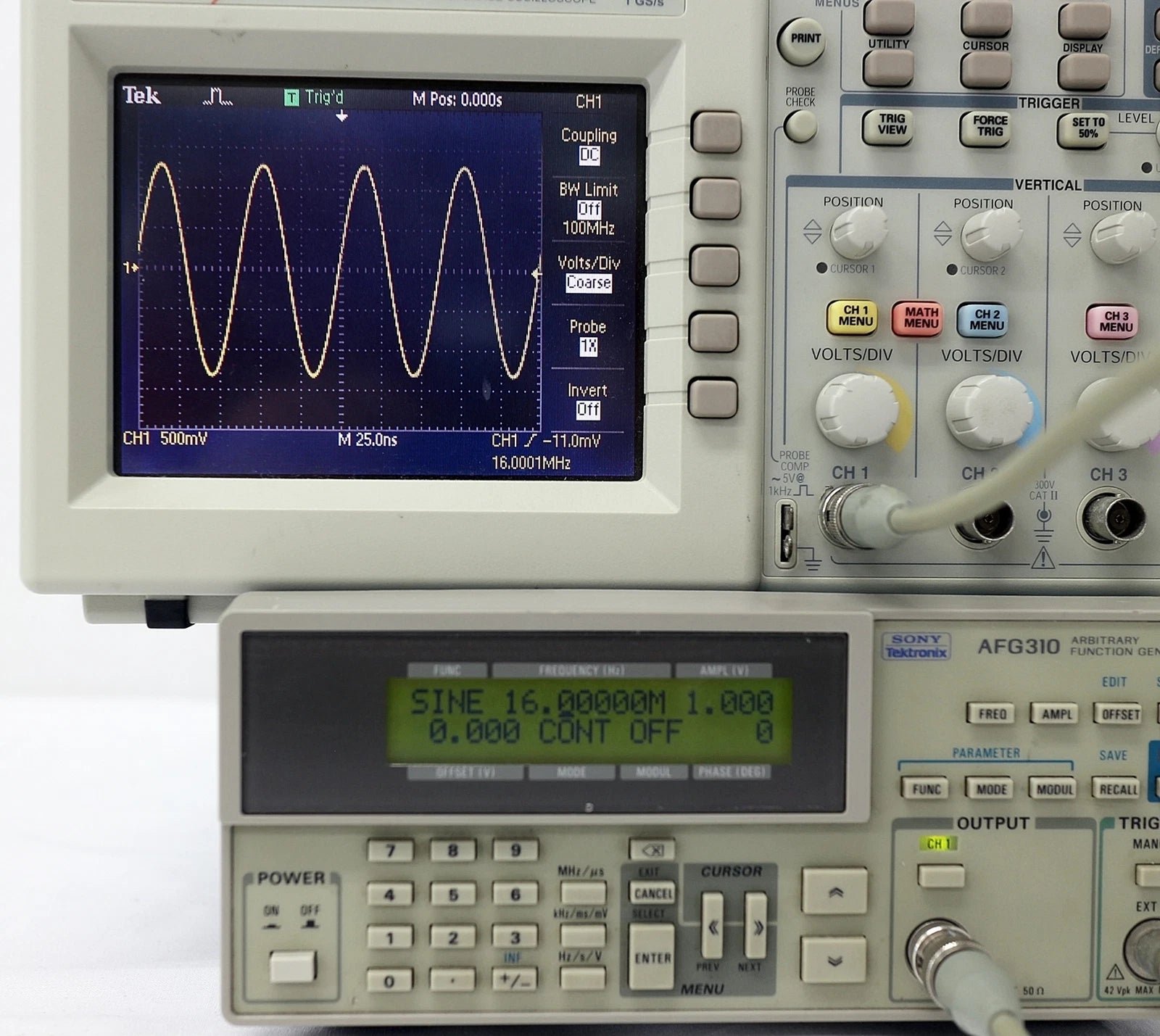 Tektronix AFG310 16 MHz Arbitrary Function Generator