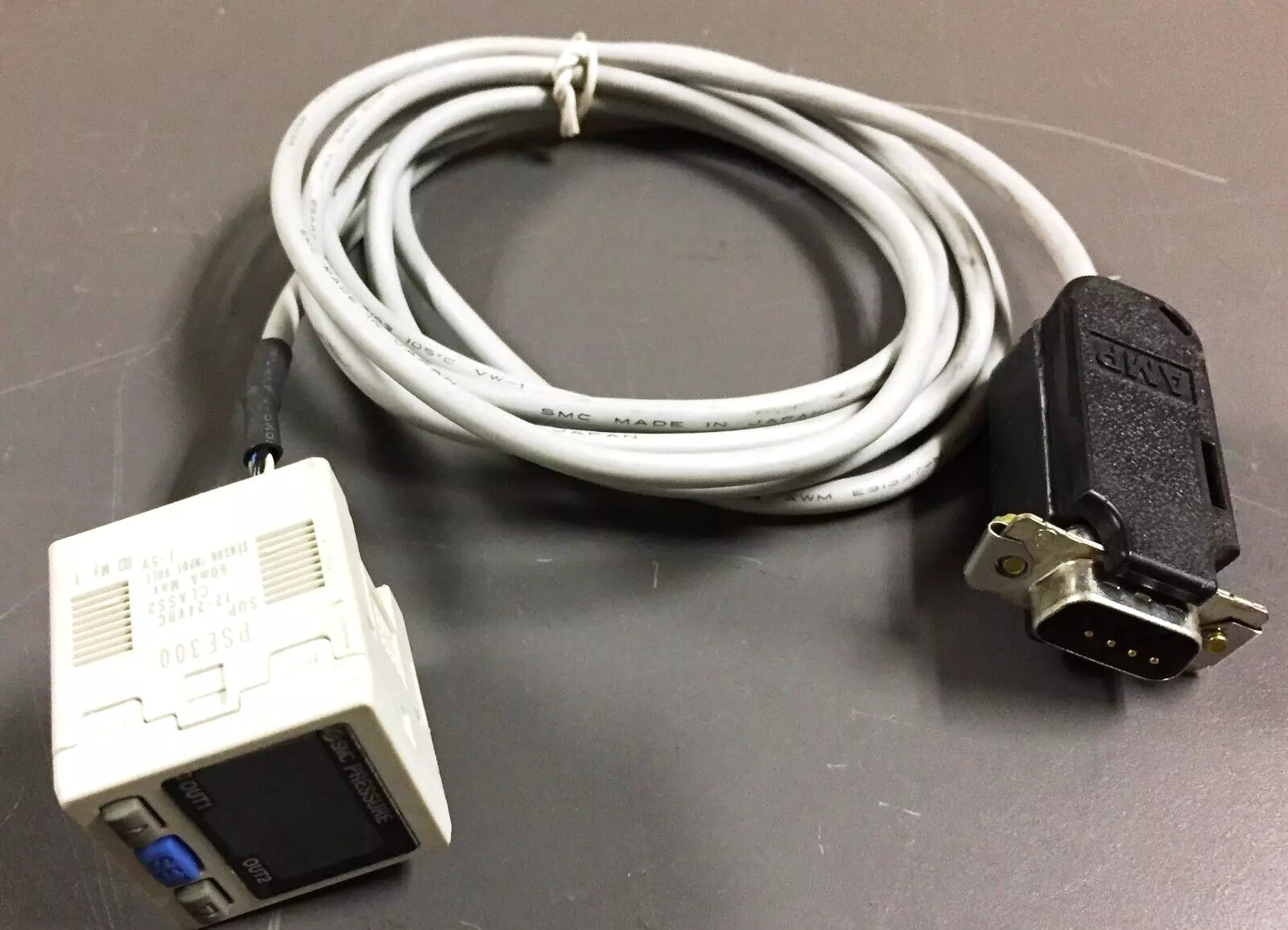 SMC PSE300 Digital Display Pressure Sensor with Cable