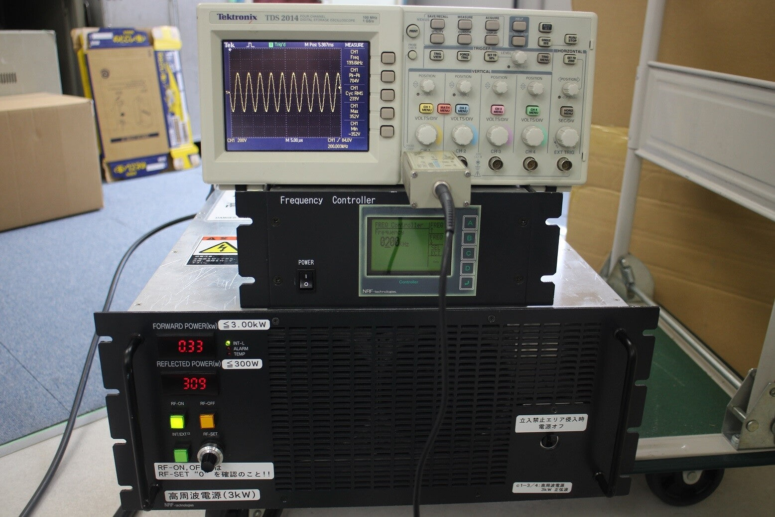 NL3B50-200K-01 3kW 200KHz Generator by NRF