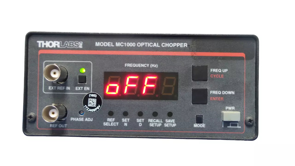 THORLABS Model MC1000 Optical Chopper for Precision Optical Modulation
