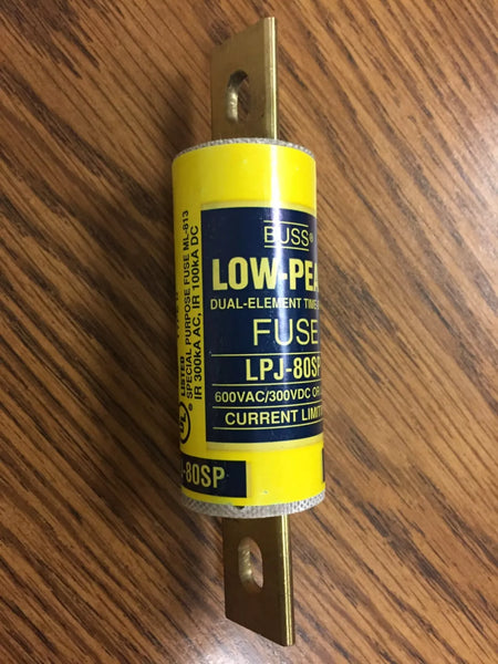 Cooper Bussman LPJ-80SP Fuse 80A 600VAC /300V DC Low-Peak