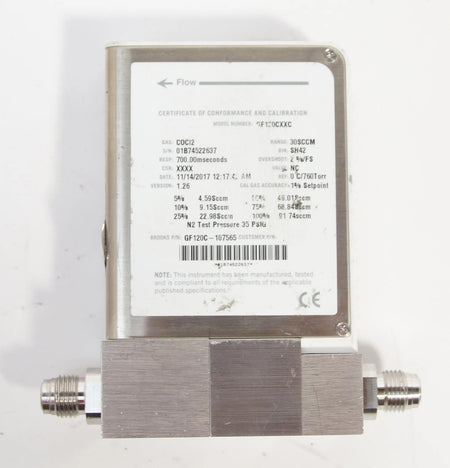 Brooks Instrument GF120CXXC N2 Gas GF Series Thermal Mass Flow Controller