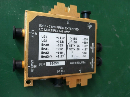 HP Agilent 5087-7126 FREQ EXTENDED LO Multiplying Amplifier for E4446A