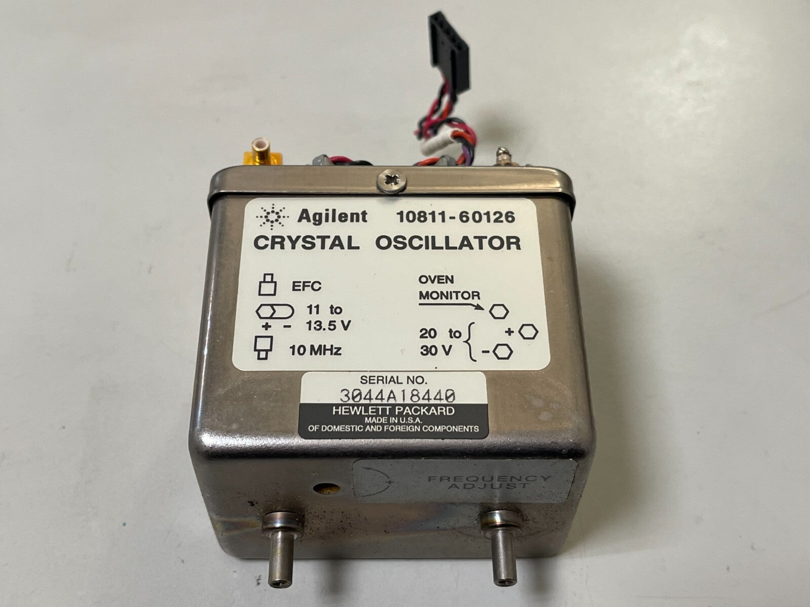 HP Agilent 10811-60126 Reference Crystal Oscillator