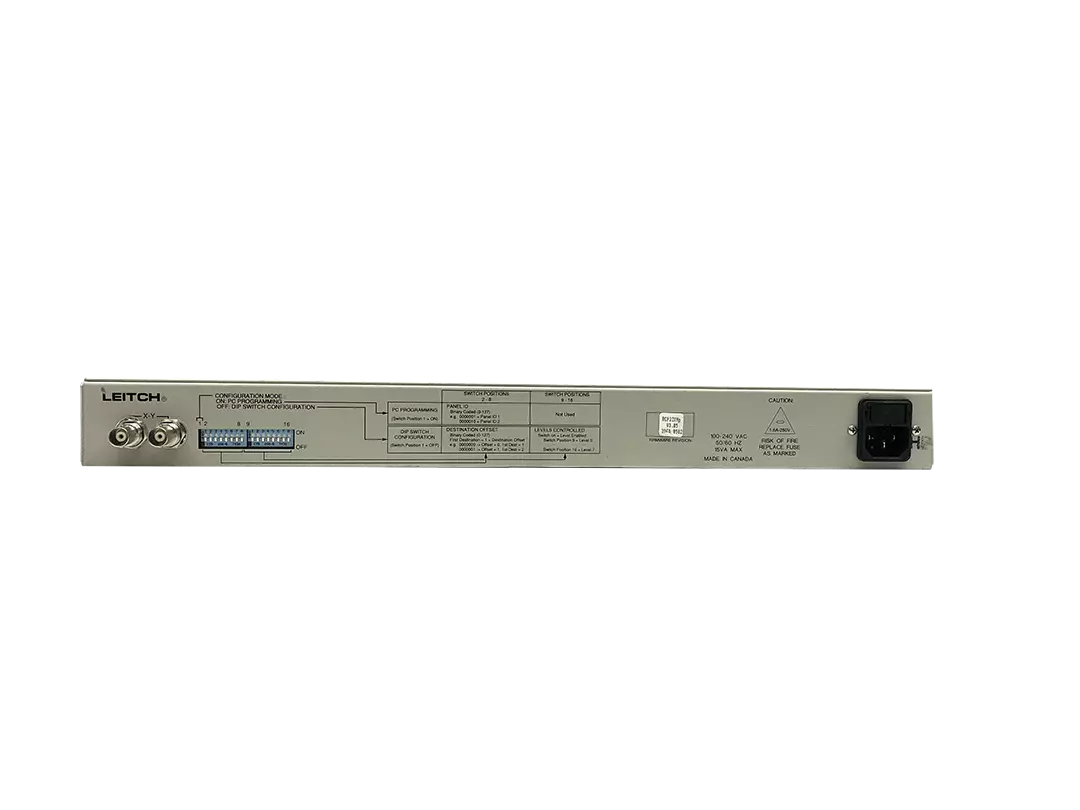 Leitch RCP-16X1P 1RU Remote 16x1 Programmable Pushbutton Panel