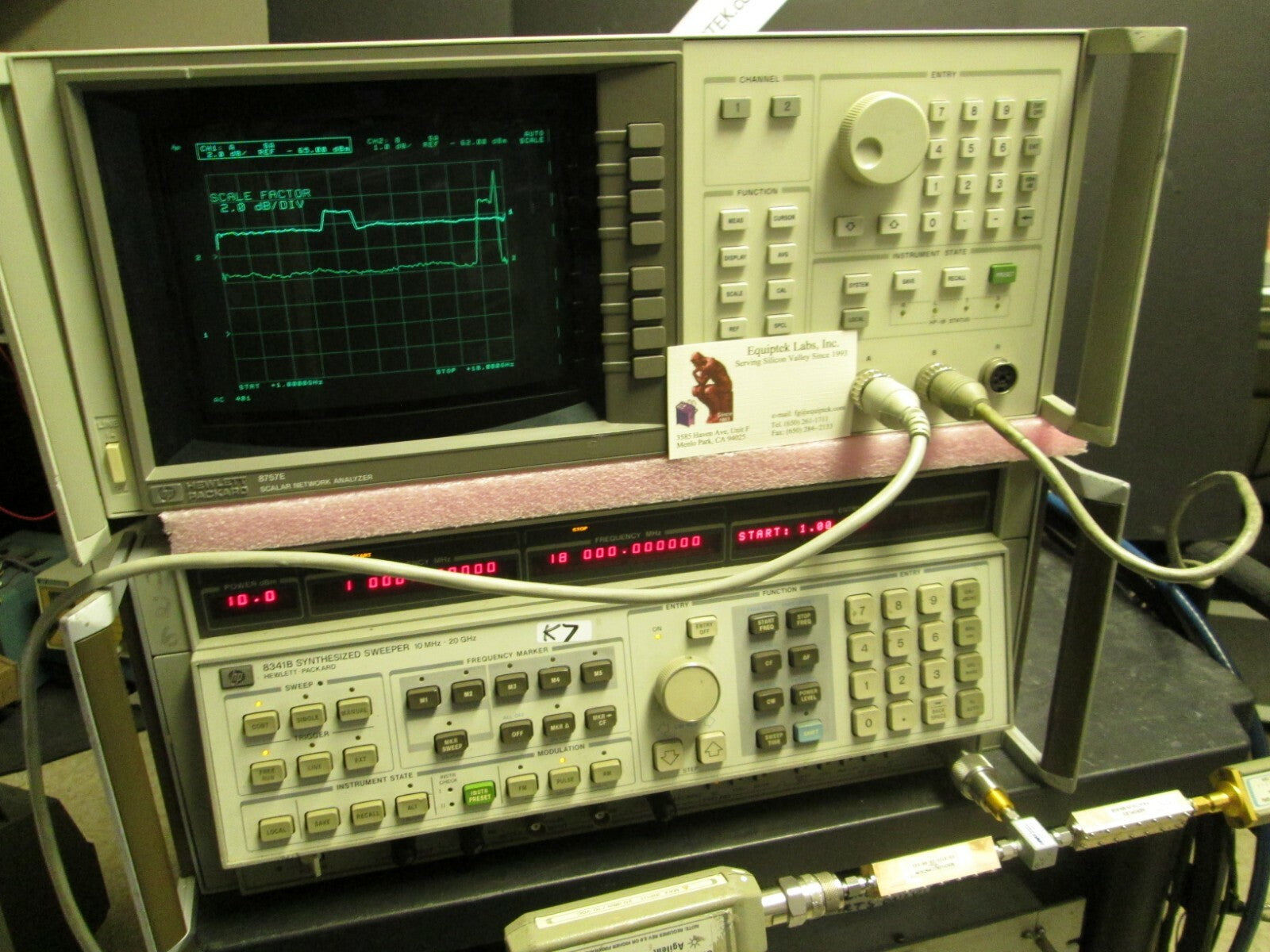 HP 8757E Scalar Network Analyzer