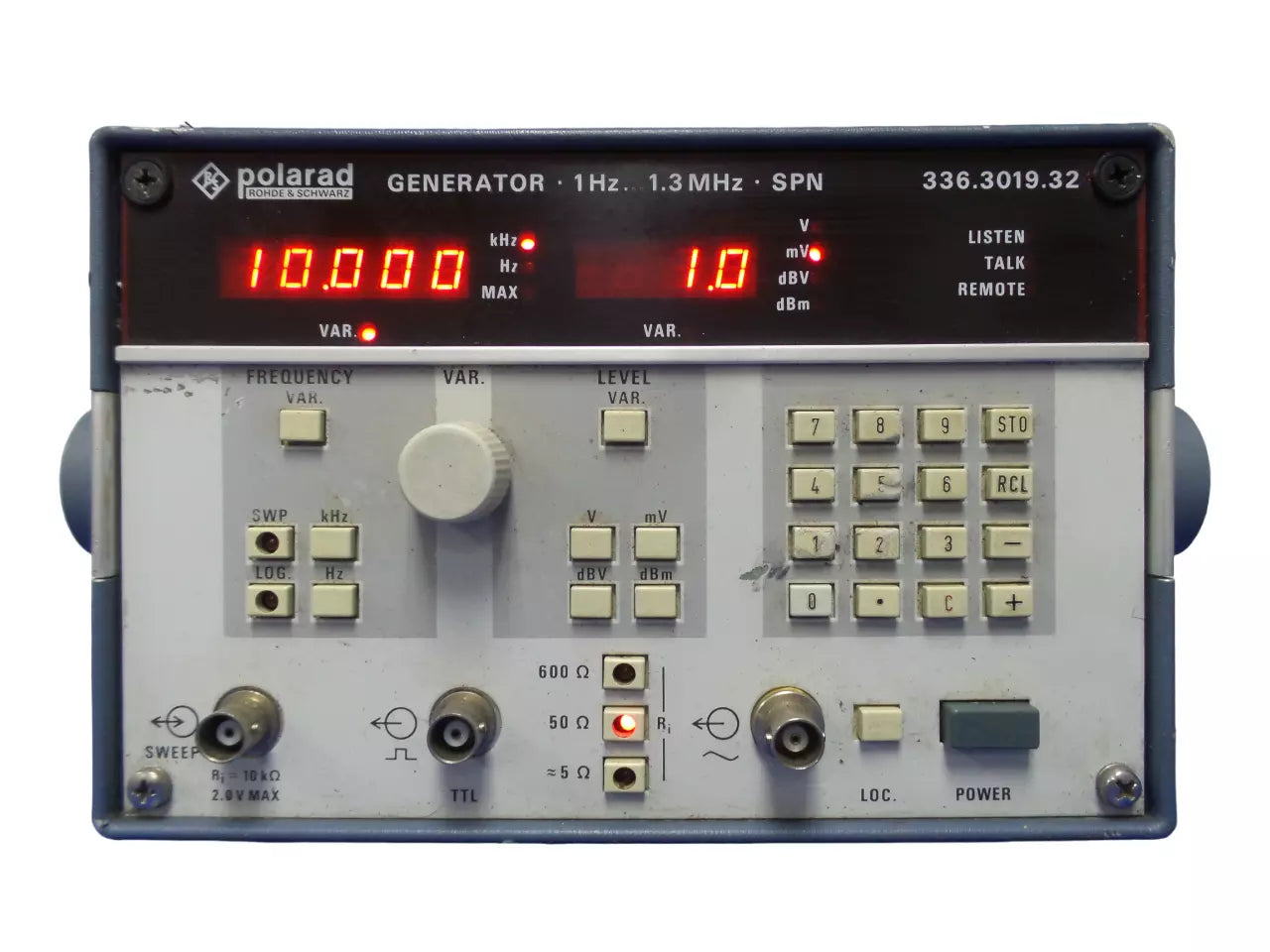 ROHDE SCHWARZ POLARAD Generator 1HZ to 1.3 MHZ
