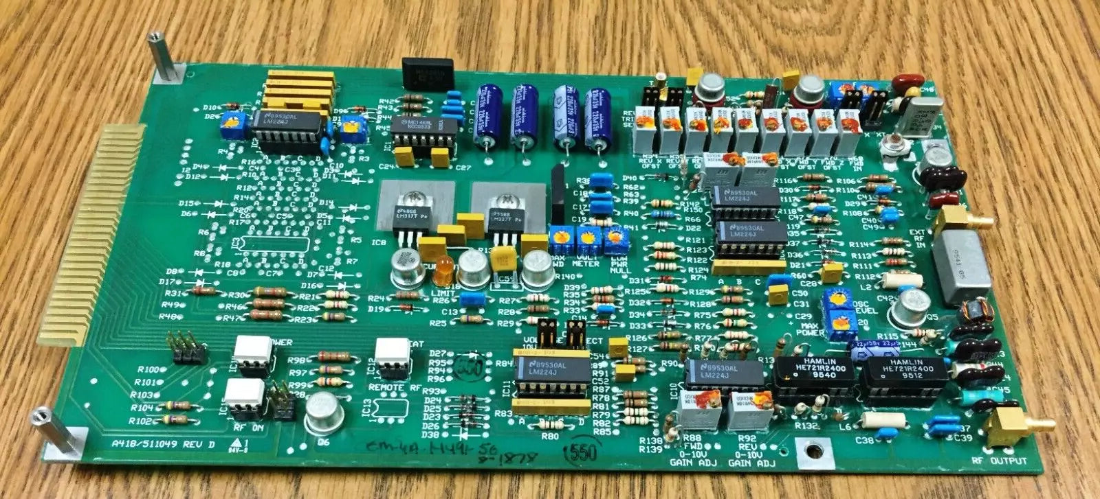 ENI A418 P/N: 511049 REV. D Controller