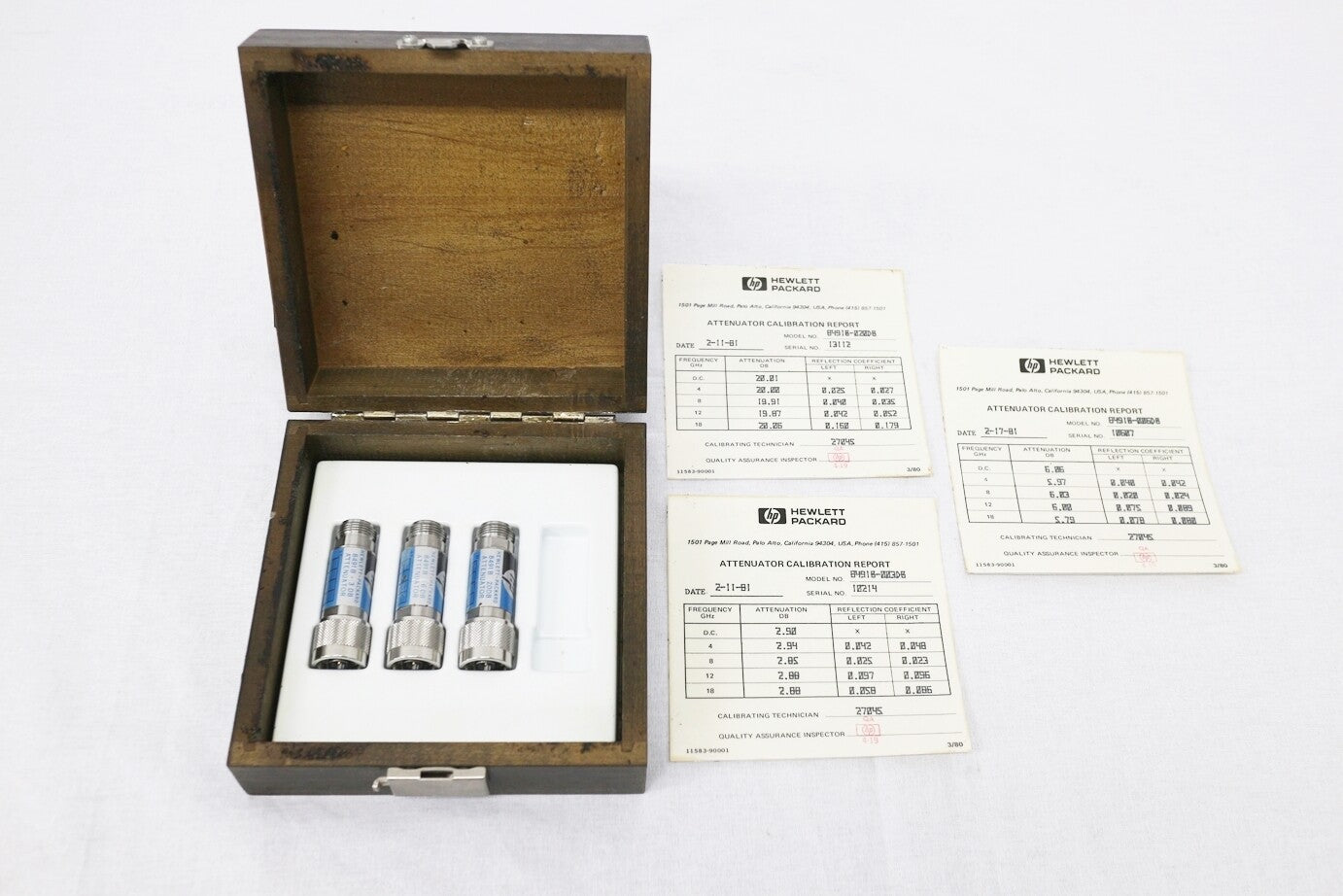 Attenuator Set HP
