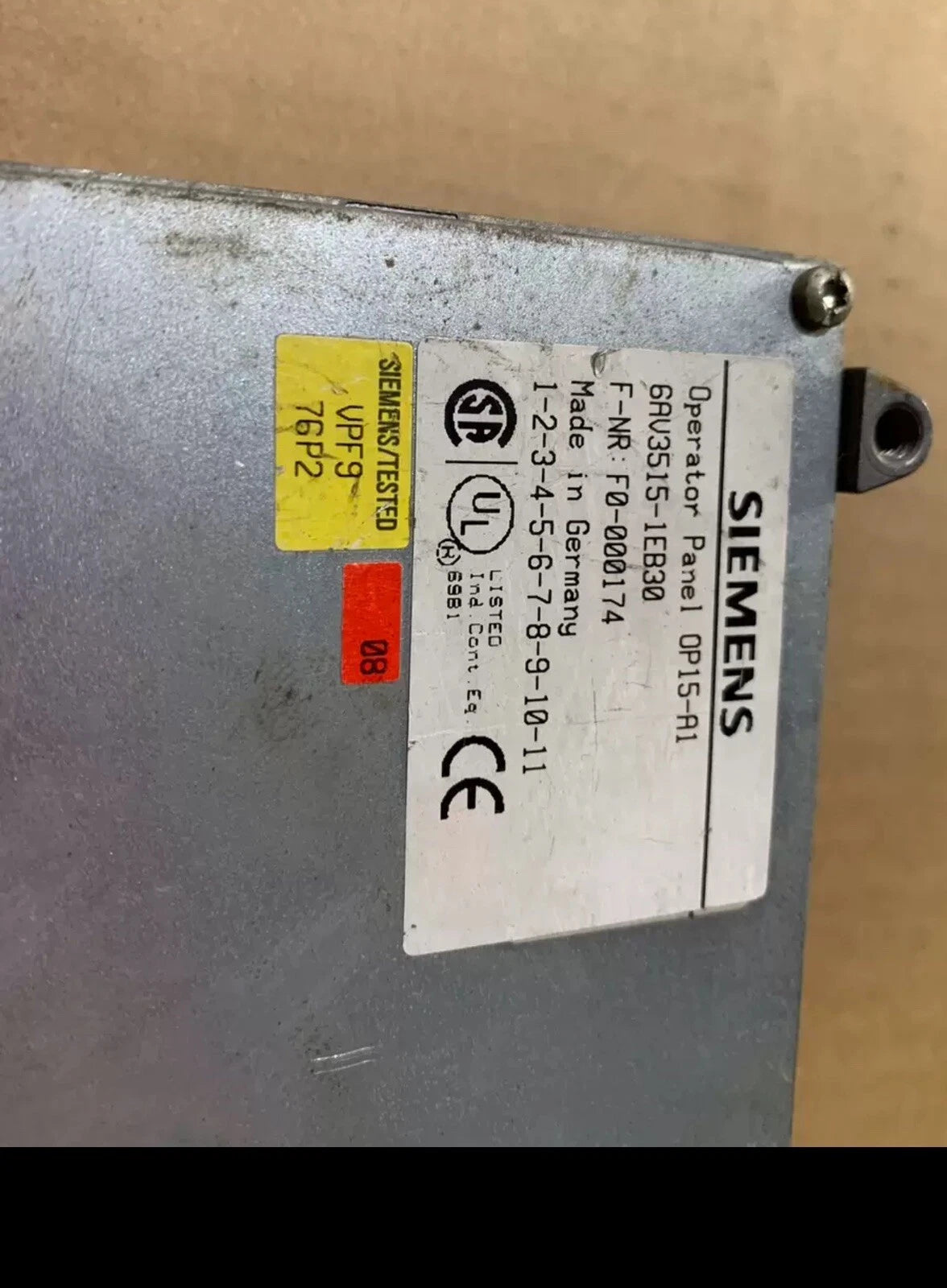 OP15-A1 6AV3515-1EB30 Industrial Operator Panel