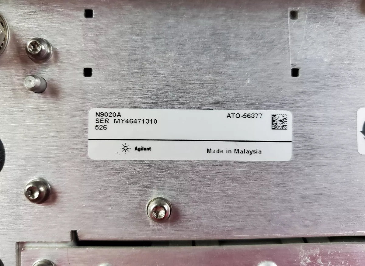 Agilent/Keysight N9020A 526 MY46471310 MXA Signal Analyzer 26.5 GHz