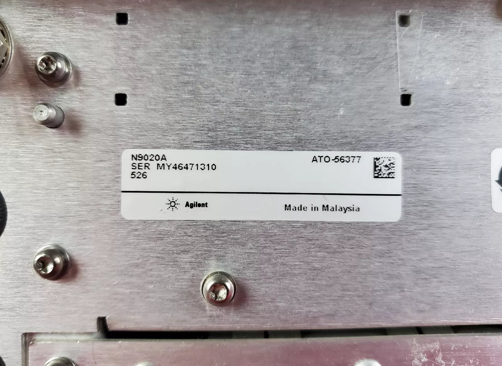 Agilent/Keysight N9020A 526 MY46471310 MXA Signal Analyzer 26.5 GHz