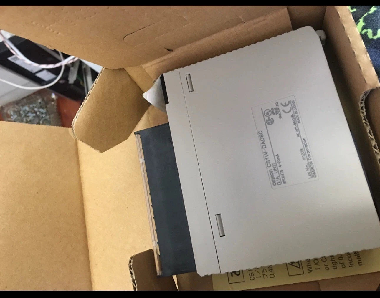 CS1W-DA08C-IAP: Analog Output Unit for Omron CS Series PLC