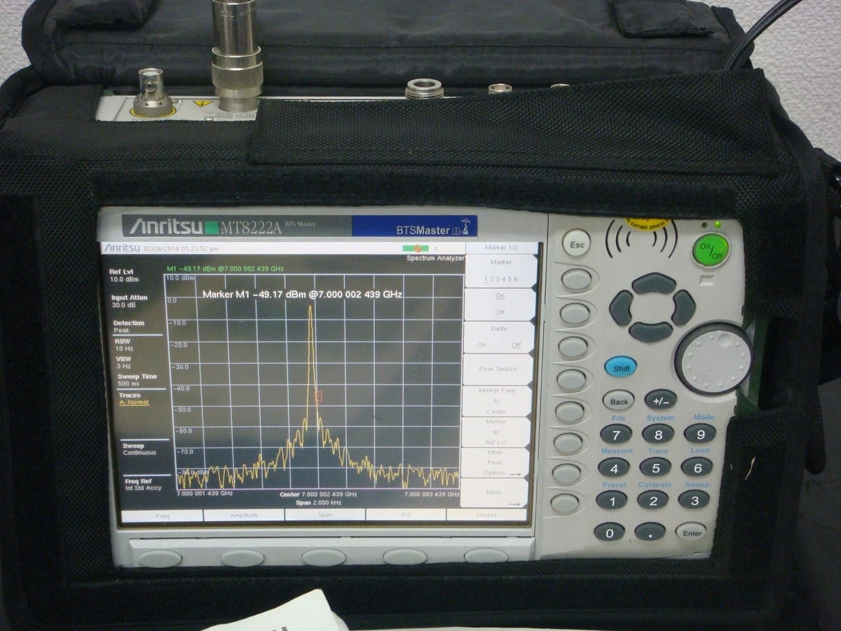 ANRITSU MT8222A /19/25/31/42/43/62/63 7.1GHｚ Handheld Base Station Analyzer