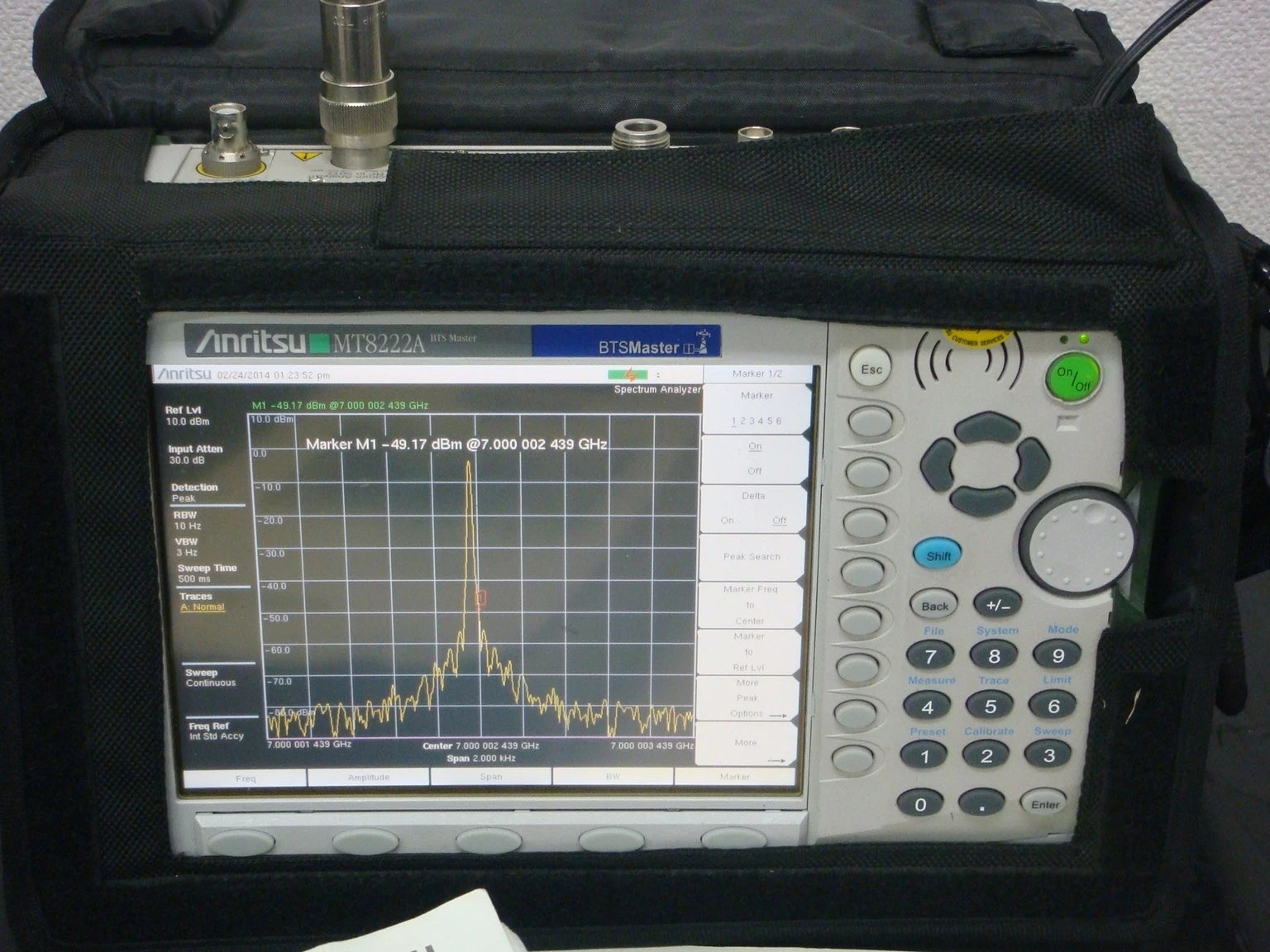 ANRITSU MT8222A /19/25/31/42/43/62/63 7.1GHｚ Handheld Base Station Analyzer
