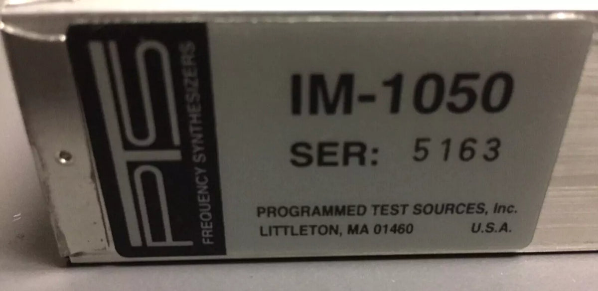 PTS IM-1050 Frequency Synthesizers Module: Features, Specifications, Uses
