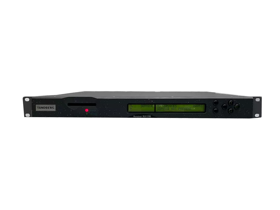 Tandberg RX1290 MPEG4 HD Dual IP ASI Inputs Decoder Full Licenses