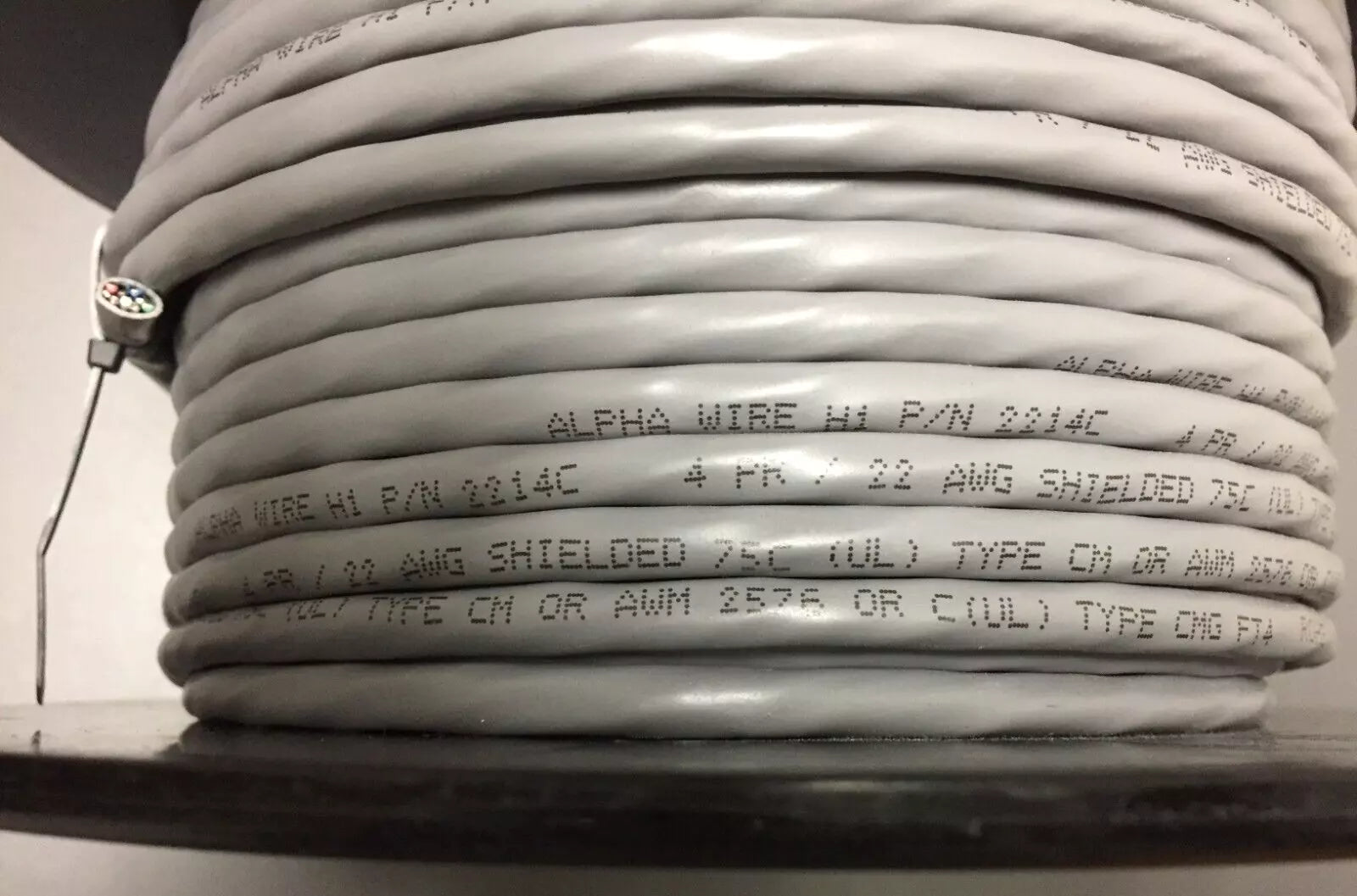 Alpha 2214C 22 AWG 4 Pair Communication & Control Cable - Foil Shield - 150V 150ft