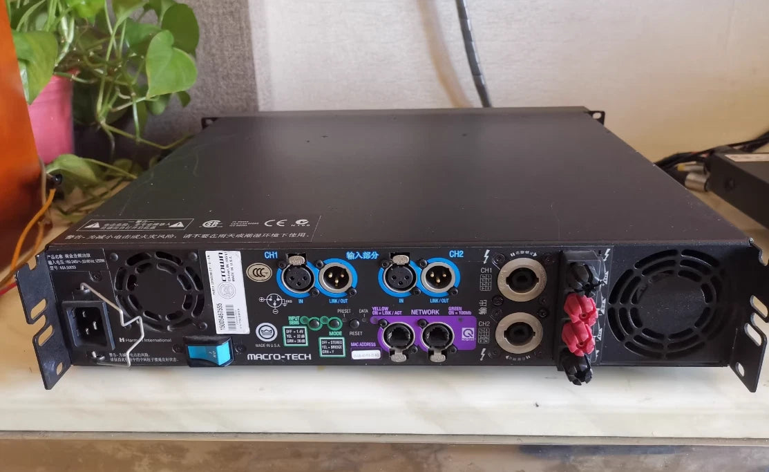 1pcs Crown MacroTech 5000i 2Ch Power Amplifier