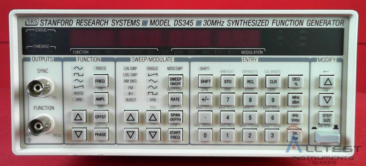 Stanford Research DS345 30MHz Synthesized Function Generator