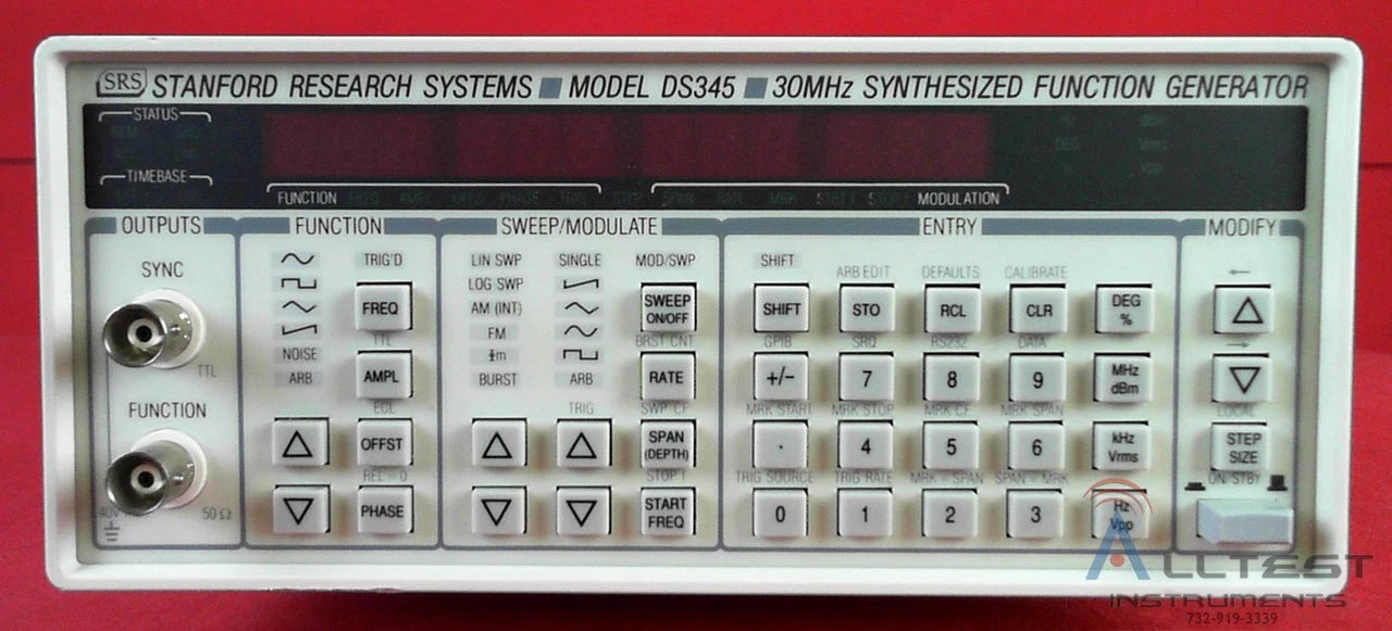 Stanford Research DS345 30MHz Synthesized Function Generator