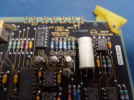 HP Agilent 08360-60014 A14 Sweep Generator Board Mod and Ser Nbr Reqd