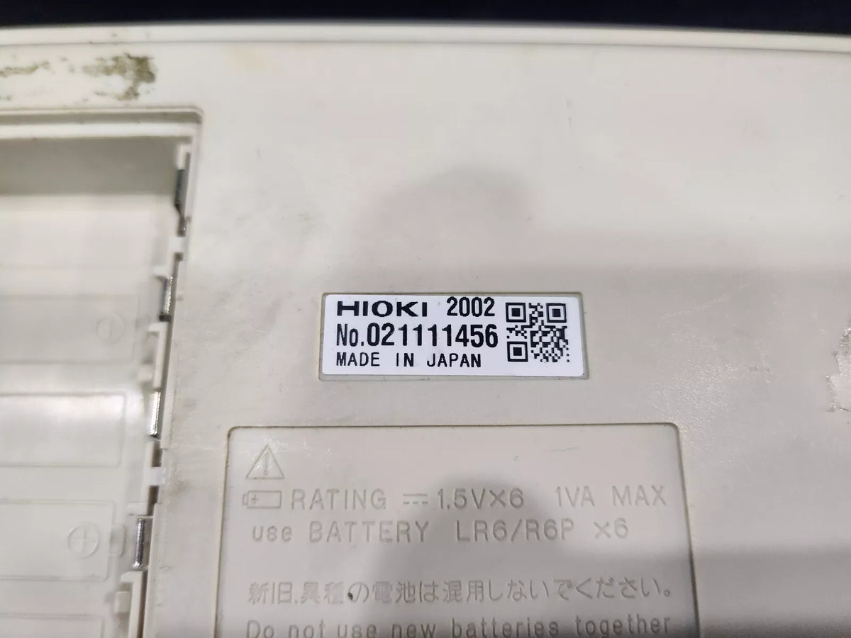 Hioki 3555 Battery HiTester without Battery and Battery Cover (1456)