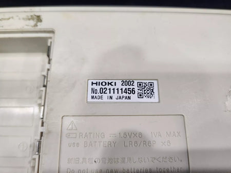 Hioki 3555 Battery HiTester without Battery and Battery Cover (1456)