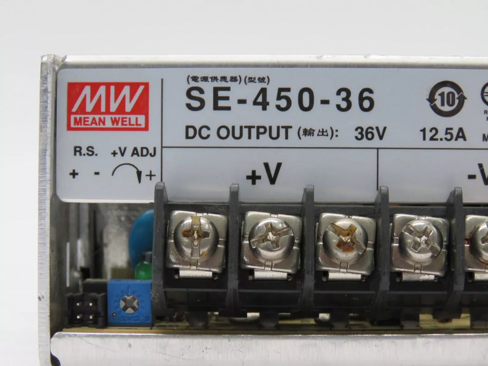 MeanWell SE-450-36 Power Supply AC-DC ENCLOSED - SE Series