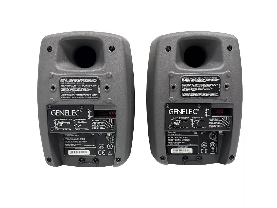 Genelec 8020C Bi-Amplified Monitoring System 120V Mains – XG eqpt