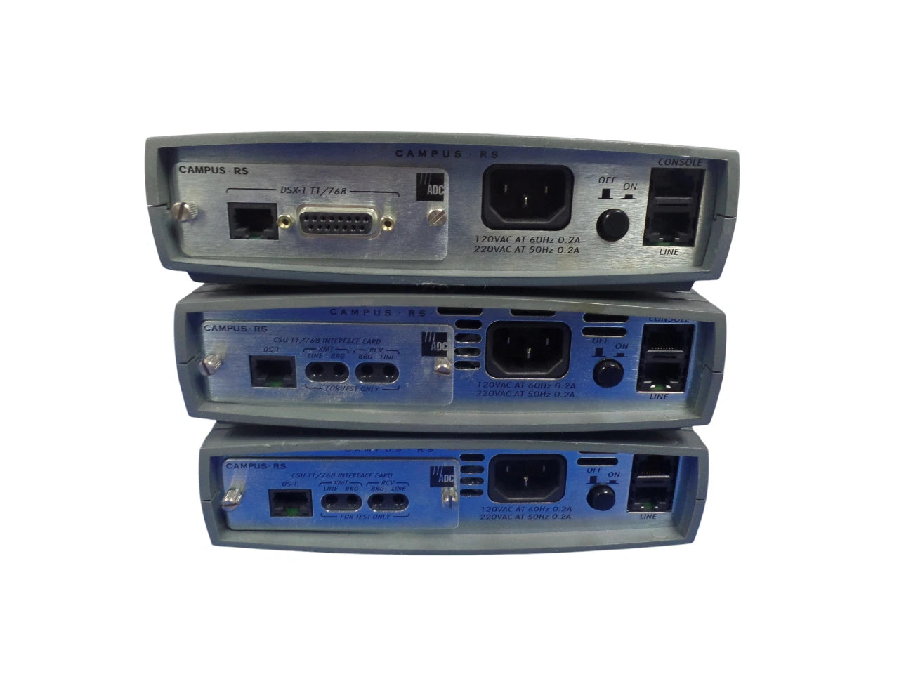 Lot of 3 ADC CAMPUS RS DESKTOP DSL MODEM TEL. EQUIP - Free Shipping