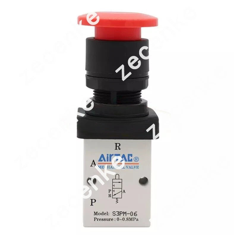 AirTac Mechanical Hand Valve S3PM-06 1pc New