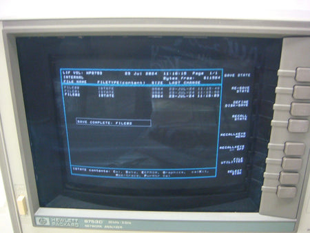 HP 8753D /010 3GHz S-parameter Test Set for FDD Failure