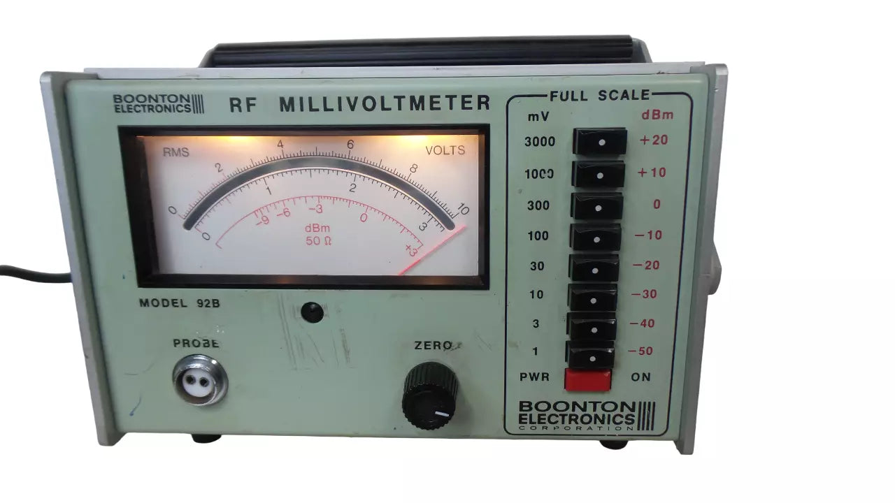 Boonton 92B RF Millivoltmeter 