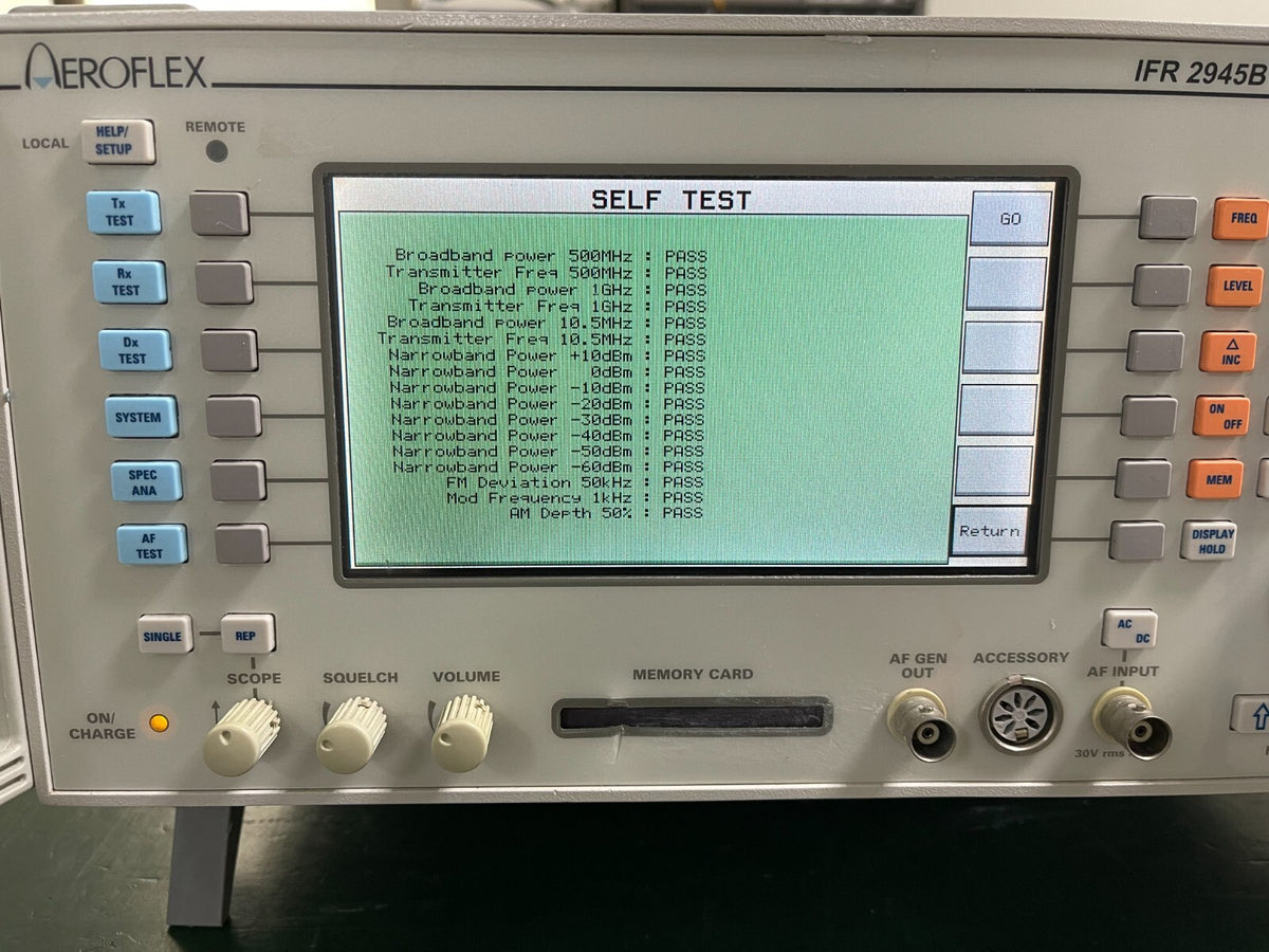 IFR Aeroflex Marconi 2945B Communication Service Monitor _509/750 - XG eqpt