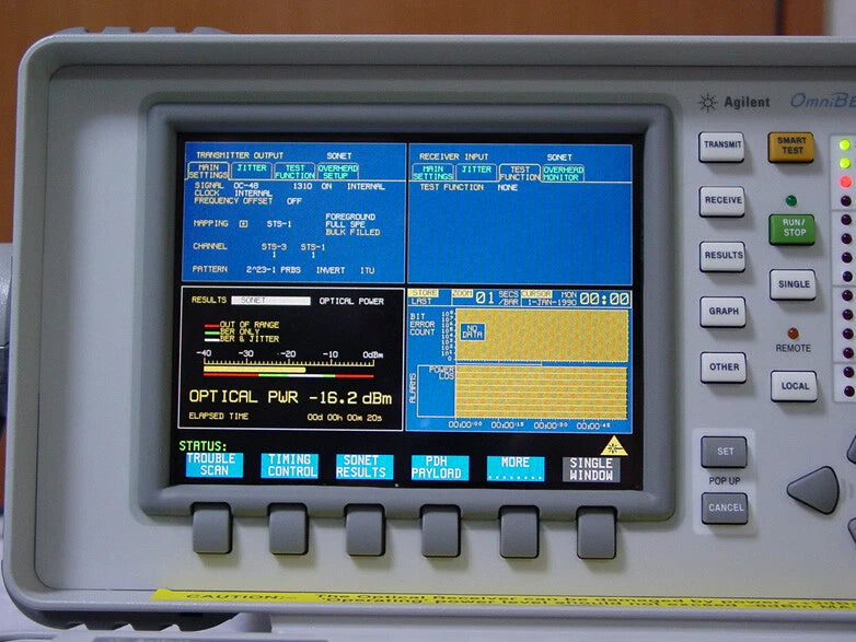 Agilent OmniBER725 Communication Analyzer J1409A-OP002/106/602/UK6