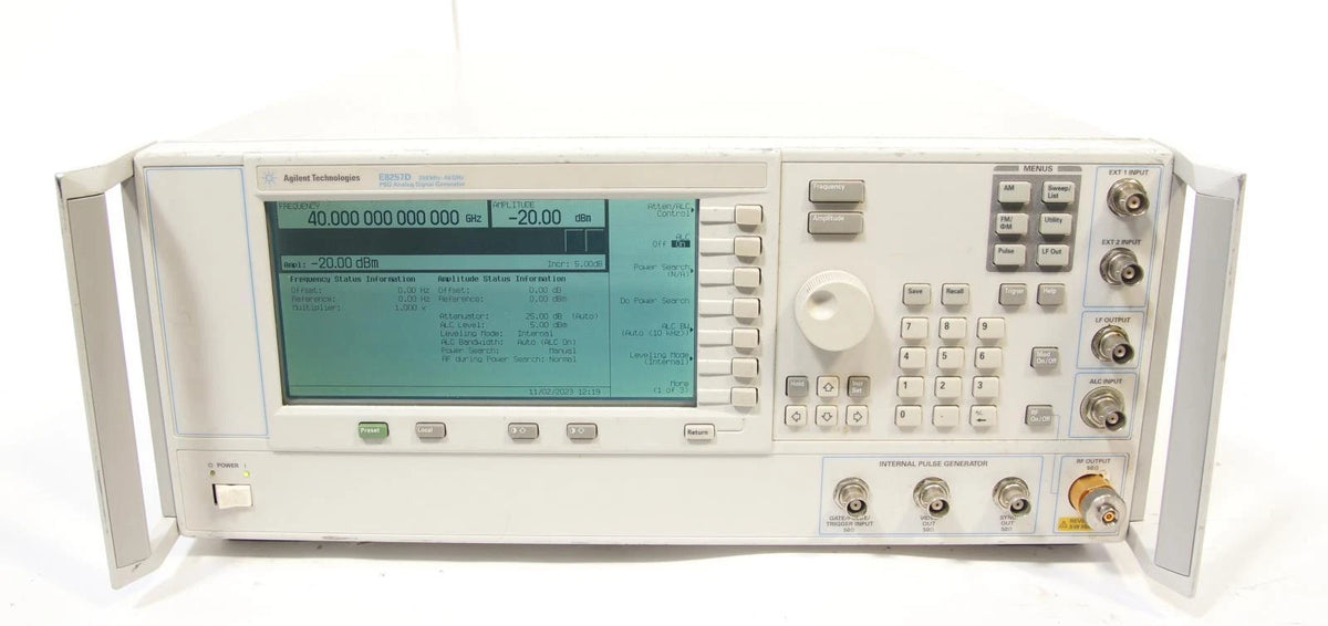 Agilent E8257D PSG 250kHz-40GHz Analog Signal Generator OPT 007 1E1 1EA 540 UNT