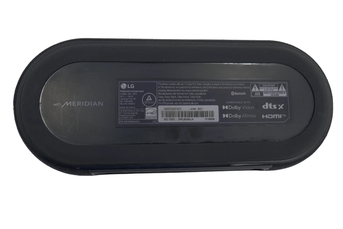 LG 3.1.2 CHANNEL ECLAIR QP5 SOUNDBAR  BLACK ONLY - Free shipping