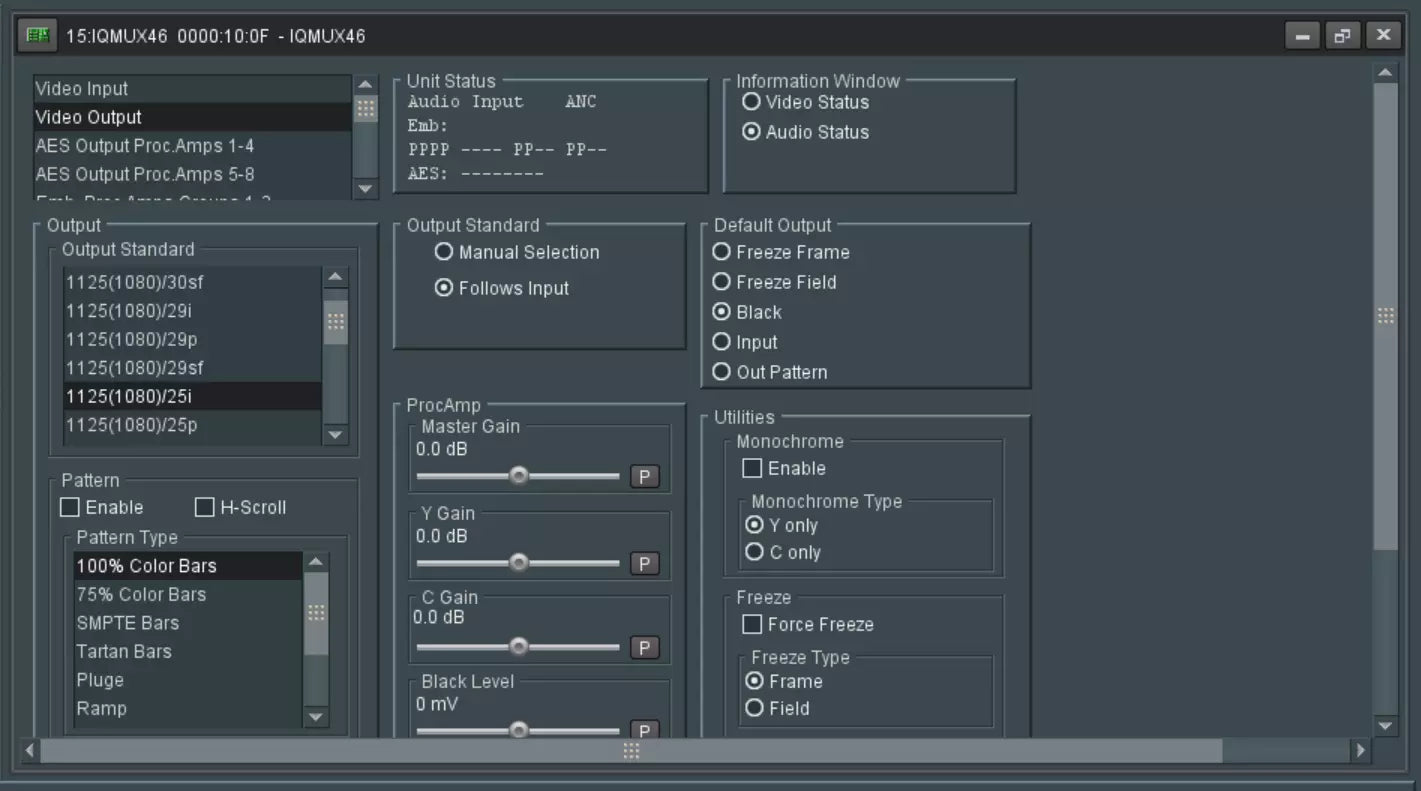 SNELL IQMUX46 HD SD-SDI 10 Channel Remultiplexer with Dolby E Handling
