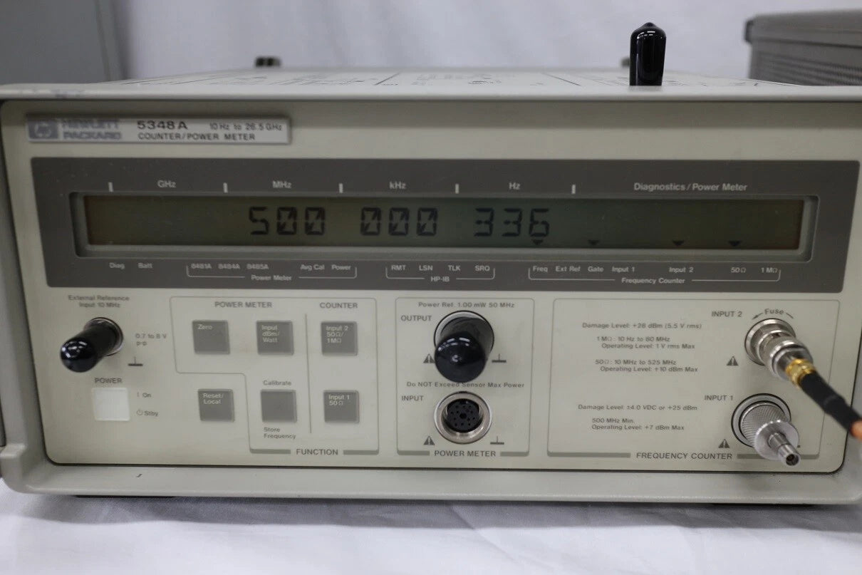 HP 5348A/011 26.5GHz Frequency Counter Power Meter